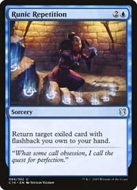 Runic Repetition - Commander 2019 - Magic: The Gathering card