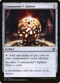 Commander's Sphere - Commander 2019 - Magic: The Gathering card