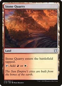 Stone Quarry - Commander 2019 - Magic: The Gathering card
