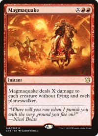 Magmaquake - Commander 2019 - Magic: The Gathering card