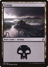 Swamp (295) - Commander 2019 - Magic: The Gathering card