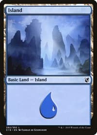 Island (292) - Commander 2019 - Magic: The Gathering card