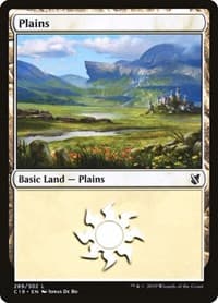 Plains (289) - Commander 2019 - Magic: The Gathering card