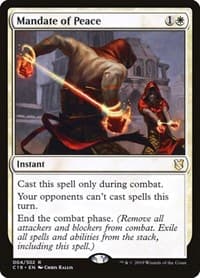 Mandate of Peace - Commander 2019 - Magic: The Gathering card
