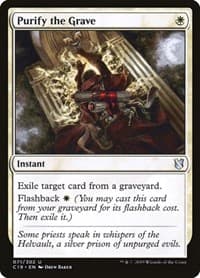 Purify the Grave - Commander 2019 - Magic: The Gathering card