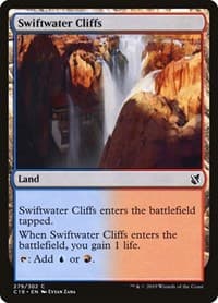 Swiftwater Cliffs - Commander 2019 - Magic: The Gathering card