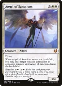 Angel of Sanctions - Commander 2019 - Magic: The Gathering card