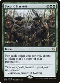 Second Harvest - Commander 2019 - Magic: The Gathering card
