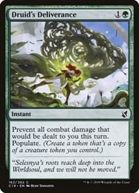 Druid's Deliverance - Commander 2019 - Magic: The Gathering card