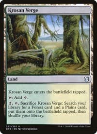 Krosan Verge - Commander 2019 - Magic: The Gathering card