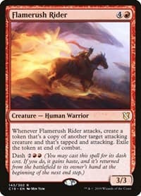 Flamerush Rider - Commander 2019 - Magic: The Gathering card