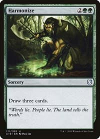 Harmonize - Commander 2019 - Magic: The Gathering card