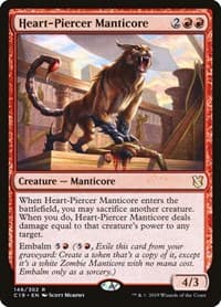Heart-Piercer Manticore - Commander 2019 - Magic: The Gathering card