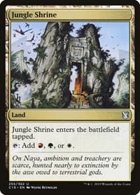 Jungle Shrine - Commander 2019 - Magic: The Gathering card