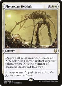 Phyrexian Rebirth - Commander 2019 - Magic: The Gathering card