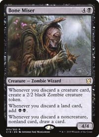 Bone Miser - Commander 2019 - Magic: The Gathering card