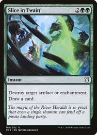 Slice in Twain - Commander 2019 - Magic: The Gathering card