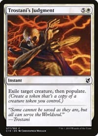 Trostani's Judgment - Commander 2019 - Magic: The Gathering card