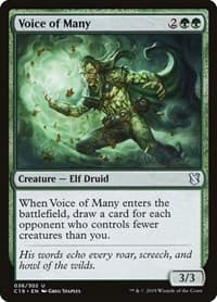 Voice of Many - Commander 2019 - Magic: The Gathering card