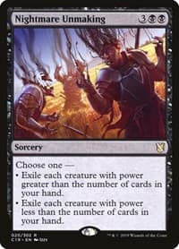 Nightmare Unmaking - Commander 2019 - Magic: The Gathering card