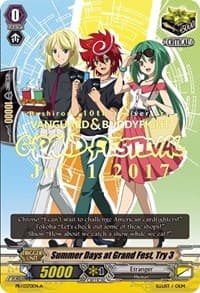 Summer Days at Grand Fest, Try 3 (A) - Promo Cards - Cardfight Vanguard card
