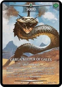 Garga, Keeper of Gales (Full Art) - Argent Saga Promos - Argent Saga TCG card
