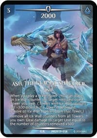 Ash, the Glacial Sorcerer (Full Art) - Argent Saga Promos - Argent Saga TCG card