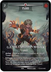 G.Z. the Explosion Master (Full Art) (Foil) - Argent Saga Promos - Argent Saga TCG card