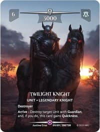 Twilight Knight (SR) - Betrayal - Argent Saga TCG card