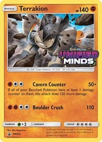 Terrakion - SM205 (Prerelease) - SM Promos - Pokemon card