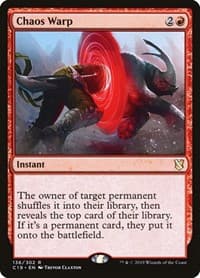 Chaos Warp - Commander 2019 - Magic: The Gathering card