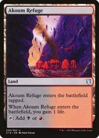 Akoum Refuge - Commander 2019 - Magic: The Gathering card