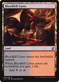 Bloodfell Caves - Commander 2019 - Magic: The Gathering card