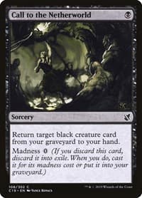 Call to the Netherworld - Commander 2019 - Magic: The Gathering card