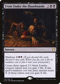 From Under the Floorboards - Commander 2019 - Magic: The Gathering card