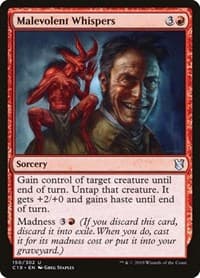 Malevolent Whispers - Commander 2019 - Magic: The Gathering card