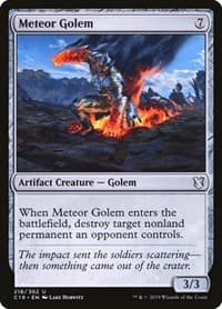 Meteor Golem - Commander 2019 - Magic: The Gathering card