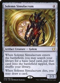 Solemn Simulacrum - Commander 2019 - Magic: The Gathering card