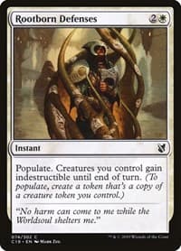Rootborn Defenses - Commander 2019 - Magic: The Gathering card