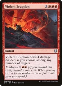 Violent Eruption - Commander 2019 - Magic: The Gathering card