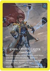 Jemial, Cryptic Caster (Gold Metal) - Argent Saga Promos - Argent Saga TCG card