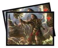 Commander 2019 Standard Deck Protectors V4 - Ghired, Conclave Exile (100-Pack) - Ultra Pro Card Sleeves - Card Sleeves card