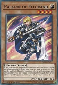 Paladin of Felgrand - Structure Deck: Rokket Revolt - YuGiOh card
