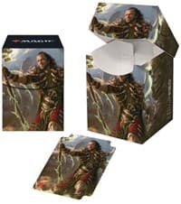 Commander 2019 PRO-100+ Deck Box V4 - Ghired, Conclave Exile - Ultra Pro Deck Boxes - Deck Boxes card
