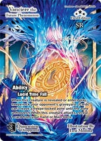 Vanciere the Future Phenomenon - The Dimension that Disappeared - Exodus TCG card