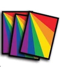 Double Matte Art Sleeve - Rainbow (50-Pack) - Legion Premium Supplies Card Sleeves - Card Sleeves card