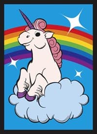 Double Matte Art Sleeve - Rainbow Unicorn (50-Pack) - Legion Premium Supplies Card Sleeves - Card Sleeves card