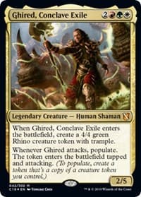 Ghired, Conclave Exile (Commander 2019) - Oversize Cards - Magic: The Gathering card