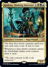 Kadena, Slinking Sorcerer (Commander 2019) - Oversize Cards - Magic: The Gathering card