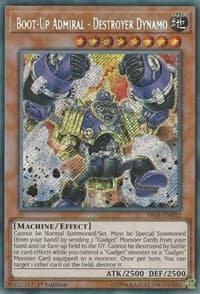Boot-Up Admiral - Destroyer Dynamo - Fists of the Gadgets - YuGiOh card